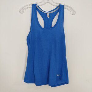 Under Armour Heat GearWomen's Tank Top Size S Fitted Blue Threadborne Athletic